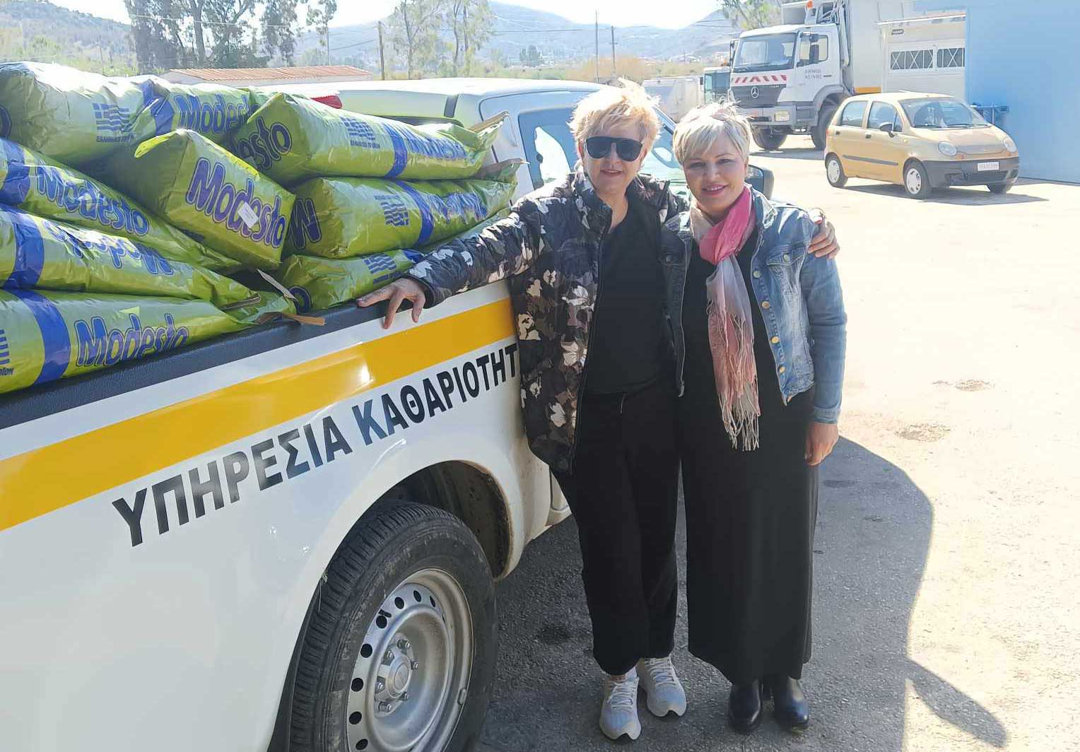 Δωρεάν ζωοτροφές δύο τόνων διέθεσε η κυρία Δήμητρα Κατσαφάδου στο Δήμο Ναυπλιέων