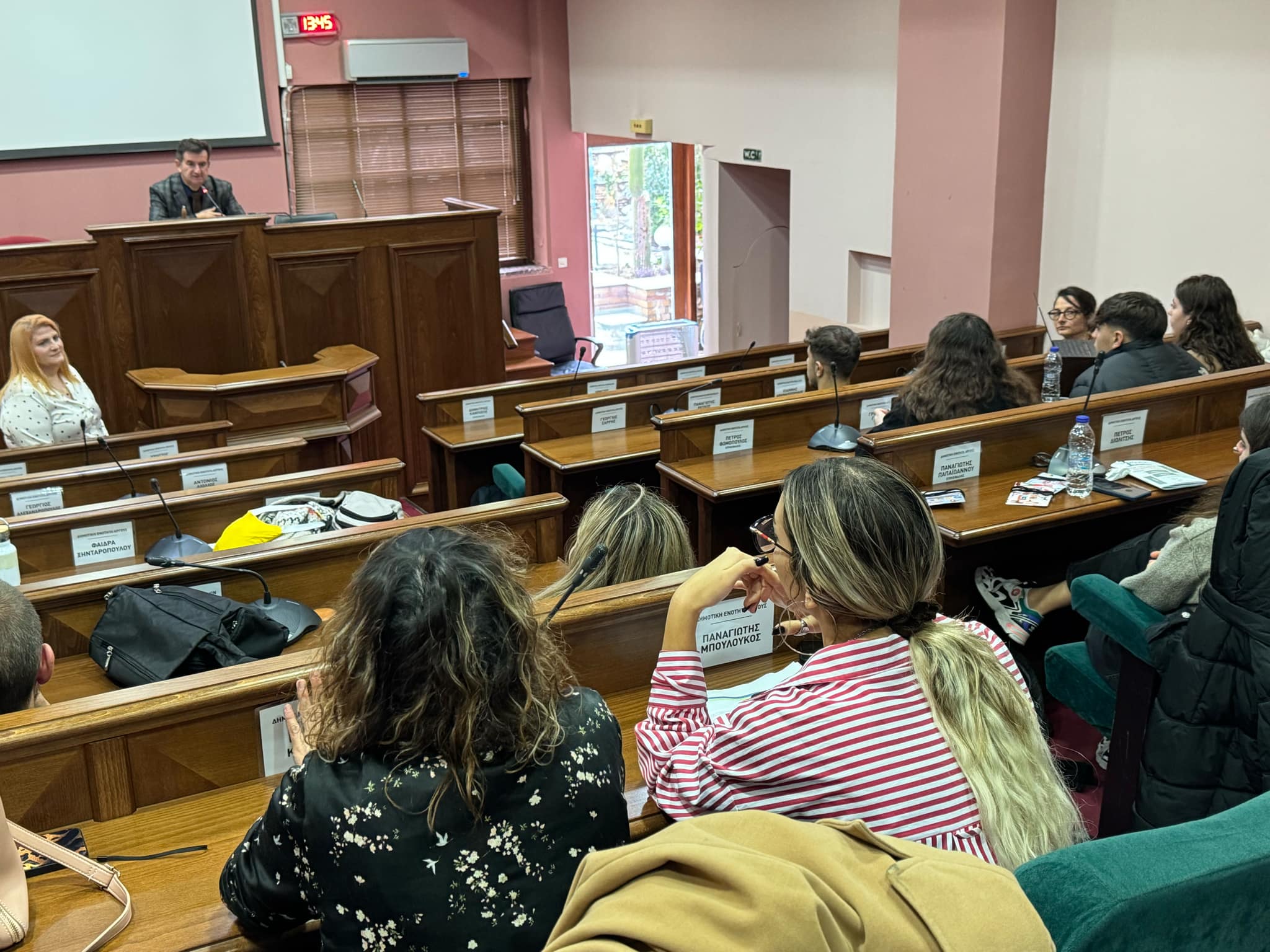 Μαθητές από τρεις Ευρωπαϊκές χώρες και το Άργος συνάντησε ο Δήμαρχος Άργους-Μυκηνών Γιάννης Μαλτέζος  