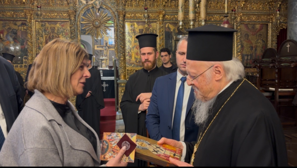 Η Συμπαραστάτης του Δημότη-Επιχείρησης του Δήμου Άργους-Μυκηνών στον Οικουμενικό Πατριάρχη